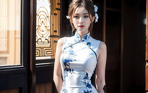 AI美女丨魅惑旗袍（附图包）