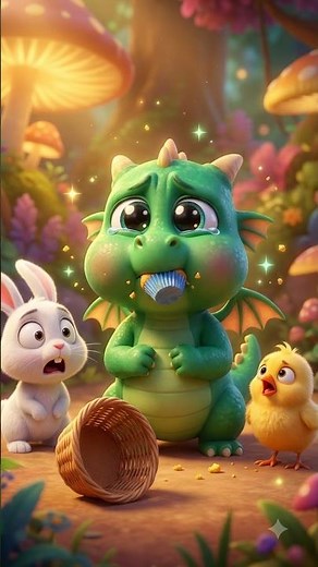 🐉😂 I SPOKE! — BABY DRAGON’S FUNNIEST SECRET | #kidsanimation #kidsvideos #preschool