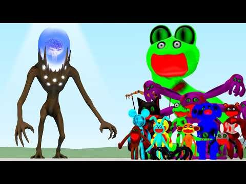 SPACE VISITOR ALIEN FROM LEOVINCIBLE VS ALL TOY ZOMBIES MONSTERS In Garry's Mod