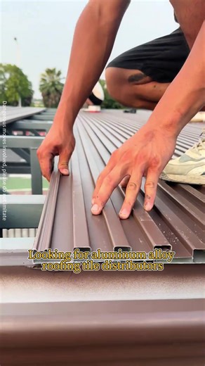Roof aluminum alloy insulation, durable for more than 80 years, neighbors are installing it#roofing #Aluminium