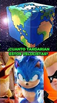 ¿CUANTO TARDARIAN DASH VS CHUCK VS SONIC EN PICAR UN MUNDO DE MINECRAFT? #shorts