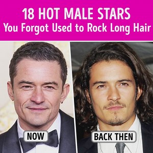 18 Hot Male Stars You Forgot Used to Rock Long Hair | CelebRatings