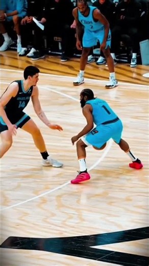 James Harden famous step back #shorts #nba #basketball