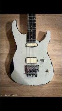 Charvel Olympic White Over Black Refinish | Relic’Art Project 802