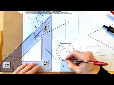 6th Yr DCG Oblique Plane Sheet 10 - Cut Solids