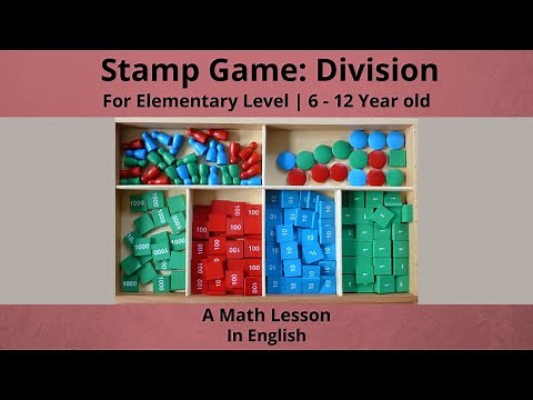 Division using the Stamp Game - A Math Lesson | Elementary Level