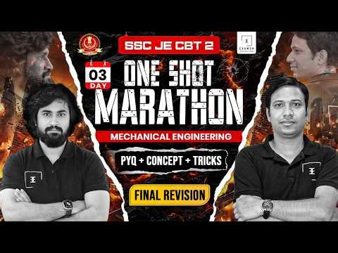 SSC JE CBT 2 Mechanical One Shot Marathon | Complete Revision | Mains 2025-26 | Day 3