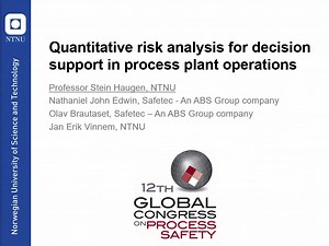 Quantitative Risk Analysis for Decision Support in Process Plant Operations