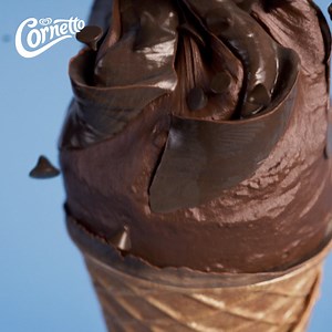 Cha Eun-Woo approved! Unwrap delicious chocolate ice cream with choco sauce and choco chips, ending in a crunchy choco tip! | Selecta Cornetto