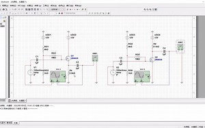 mos共源、共漏放大电路的Multisim仿真比较