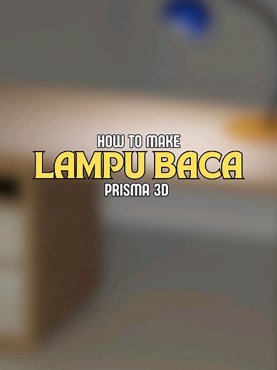 Cara Bikin Lampu Baca di Blender 2.80