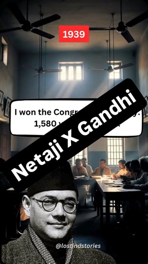Lost India Stories | In 1939, Subhas Chandra Bose was democratically elected Congress President (Tripuri Session), defeating Gandhi’s nominee Pattabhi... | Instagram