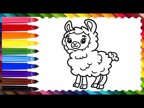 How to Draw a Sheep | Easy Sheep Drawing Tutorial for Kids | Easy Drawing And Coloring Art For Kids
