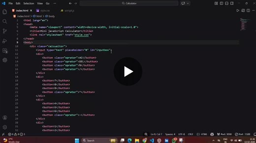 #codealpha #frontenddevelopment #webdevelopment #javascript #internship #buildacalculator | Priya Chaudhary