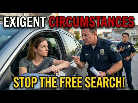 If Cops Claim "Exigent Circumstances"—Do THIS or They Search Freely
