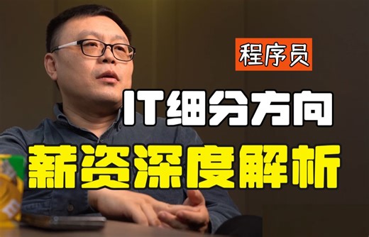 IT行业细分方向（薪资）深度解析！架构师/AI算法工程师/后端/大数据/业务/产品架构师？【马士兵】