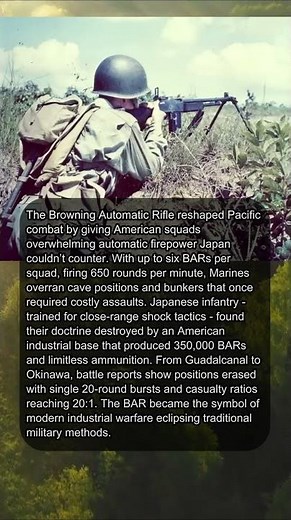 THE WEAPON THAT BROKE JAPAN’S INFANTRY ⚔️🔥