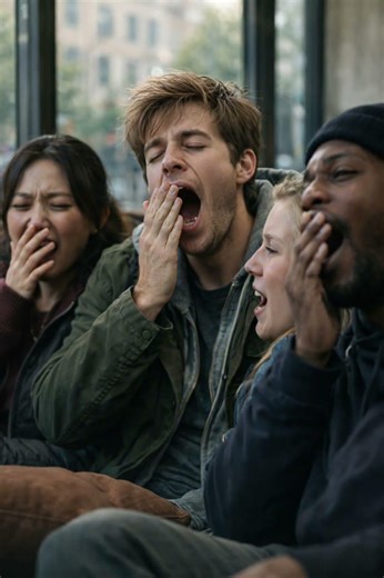 Why Yawns Are Contagious 😮‍💨 #WhyDailyDose #BrainFacts #HumanBehavior