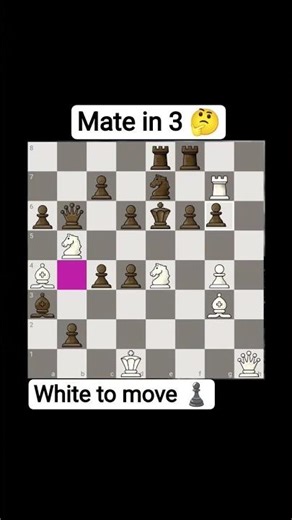 Only 1% can find mate 🔥♟️, can you find it 😱🔥#chesspuzzle
