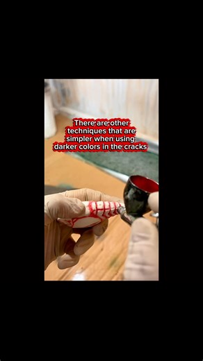Reverse red craw color scheme paint progression video. If you enjoy follow me for more content! #airbrushart #lurepainting #bassfishing #fishingtackle #catchandrelease | Colorado Custom Lures