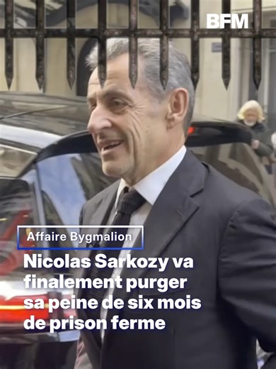Sarkozy : Six mois de prison ferme dans l'affaire Bygmalion