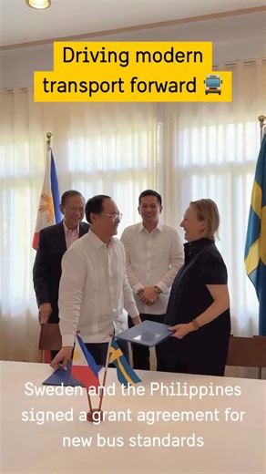 Embassy of Sweden in Manila | Building safer, smarter public transport – together 🇸🇪🤝🇵🇭 Sweden and the Philippines are taking an important step toward more reliable,... | Instagram