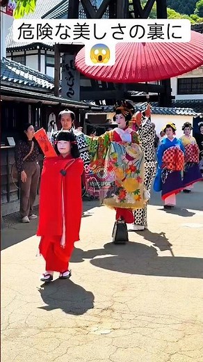 花魁の歩き方が危険すぎる…😱