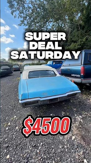 $4500 For 1968 GTO Convertible Follow For more classic cars