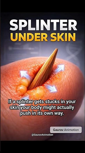 Your Body Can Push a Splinter Out 😳 | What Happens Under Your Skin