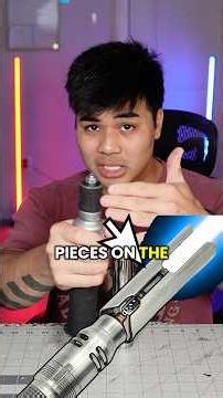 How to make a lightsaber : Cal Kestis #shorts #starwars #cosplay #clonewars #diy #tutorial #nerd