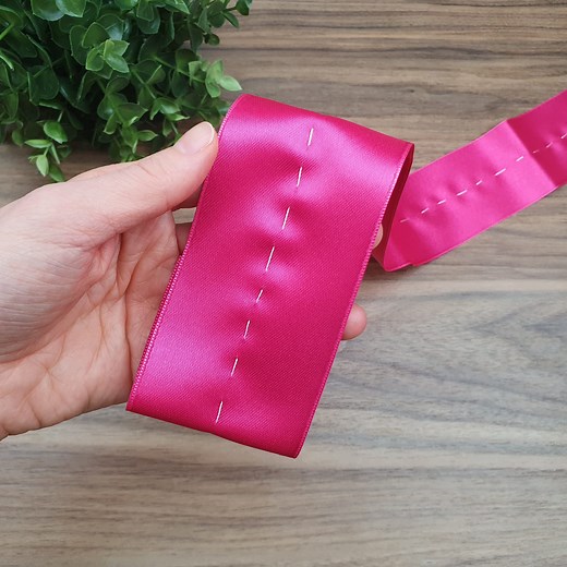 Easy DIY flower making from a large ribbon | DIY Vakti