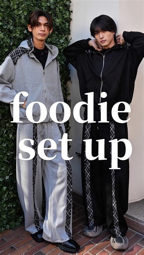 ALUDE＜アルード> 東京竹下通り店 on Instagram: "フーディー好きは見ないと損な新作商品✨ この冬使える激カワフーディーセットアップ 普通のフーディー着回ししてるけど、なんか物足りない... そんな人にオススメなのがこのセットアップ 上下にツイード加工が施されたデザインで セットで着るのもいいし、単体でもオシャレに見えちゃう✨ ecサイト、店頭でご購入できます"