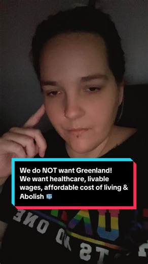 We The People do not want to invade Greenland. We want healthcare, livable wages, & for cost of living to match wages. We want the masked goons out of our communities. We want our laws & constitution to be respected. We want justice for the crimes against humanity committed by this administration. We want to see our nation saved the clutches of an administration full of extremist white “Christian” nationalists. #magaisdestroyingus #whitechristiannationalismharmseveryone #leavegreenlandalone #wet