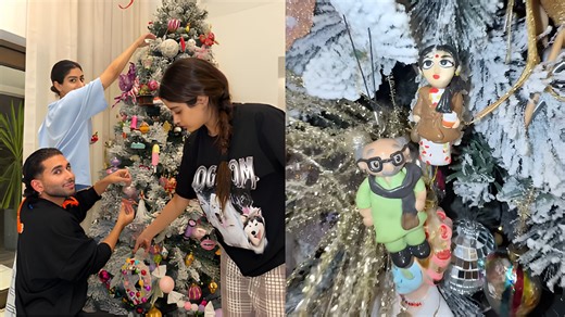 Janhvi, Khushi Kapoor Add Late Mother Sridevi's Miniature To Their Christmas Tree: Know What Other Ornaments It Features