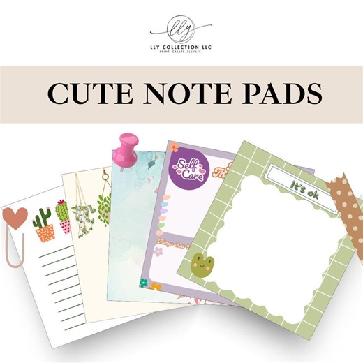 Mini Notes Pad 3x3 Inch – Aesthetic Note Paper, 50 Sheets – Stationery for Journaling, Office, School - Etsy