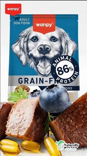 Wanpy Grain Free Complete Food for Dogs #wanpy #dog #dogfood #grainfree