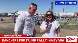 From the Ranchers for Trump Rally in Fallon, Nevada: @mercedesschlapp speaks with @joeygilbertinc about the top issues people in Nevada care about. | CPAC