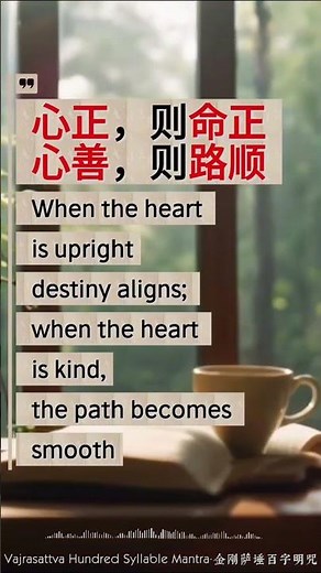 聆听此咒· 心正则命正【Vajrasattva 100-Syllable Mantra 金刚萨埵百字明咒】1H🌿 To Purify Your Past, Heal Your Heart