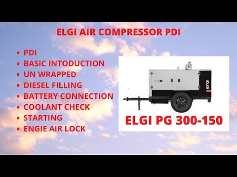 ELGI AIR COMPRESSROR PDI || COMMISSIONING || BASIC INTRODUCTION
