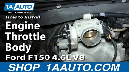 How To Replace Engine Throttle Body 2005-06 Ford F-150 4-6L V8