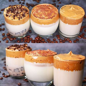 2.2M views · 5.9K reactions | DALGONA COFFEE IN 3 WAYS FULL RECIPE :...