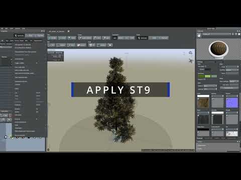 EXPORT SpeedTree Modeler ST ST9 | WIND • UNREAL ENGINE