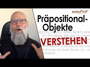 Prepositional objects - recognizing and understanding