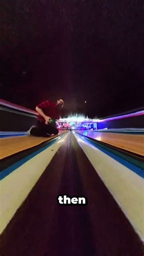 How does the bowling ball come back