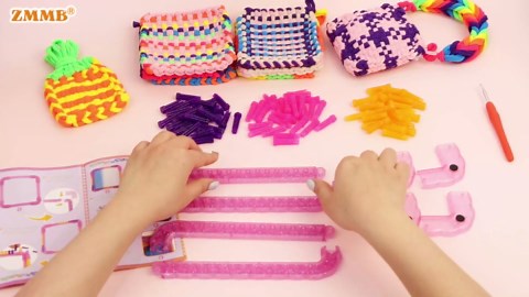 Weaving Loom Kit Toys Crafts Arts and Crafts for Girls Ages 6-8-12 Potholder Loops Toys for Girls and Adults - Knitting Loom Set Pot Holder Weaving Kits and Birthday Gifts for 7 9 10 11 Years Old