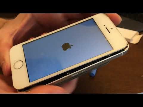 iPhone SE battery replacement DIY, In real time