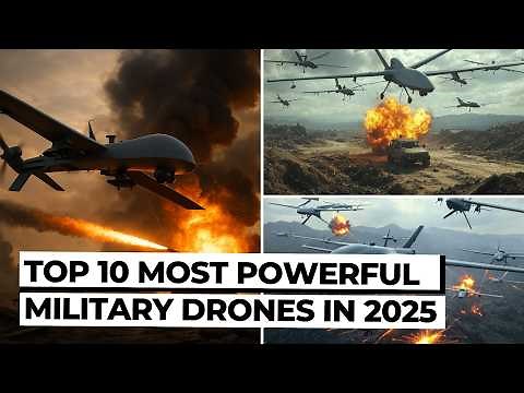 Top 10 Most Powerful Military Drones in 2025