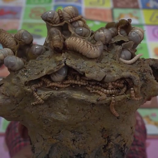 Dreadful!! Super Giant Worms living On Poor Boy's Head Help Removal By Cute Girl #915 Part 1 | Help remove ticks