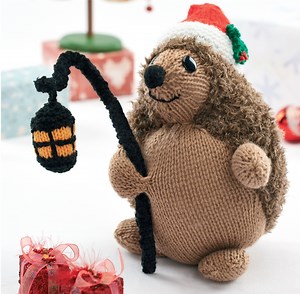 Christmas Hedgehog Toy Knitting Pattern | Knitting Patterns | Let's Knit Magazine