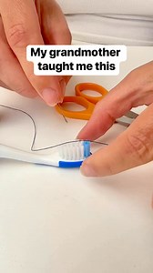 846K views · 2K reactions | Easy tip to help thread a needle #sewing #sew #thread #seamstress | Liz & Jeff | Facebook